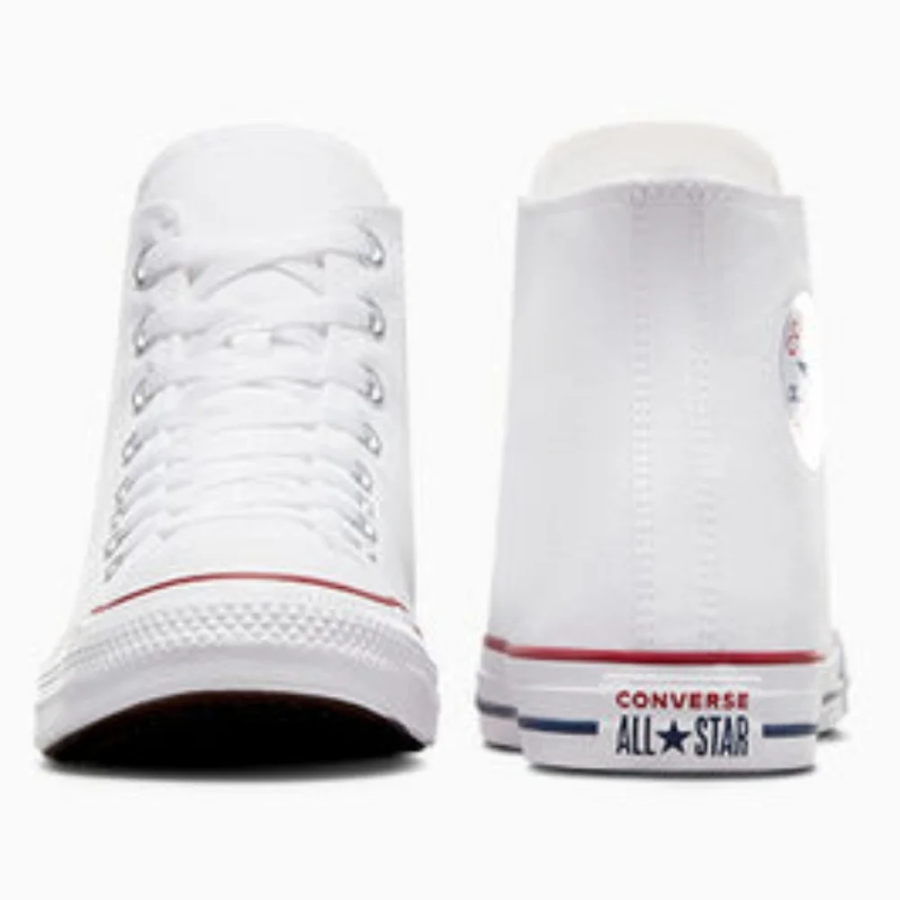 Converse Chuck Taylor All Star Canvas Sneakers, White, Mens 7, Wmns 9 - Picture 3 of 13